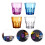 4pcs Acrylic Transparent Cups Shatterproof Beverage Cups Octagon 7