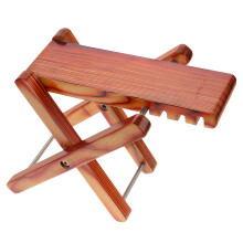 1pcs Bamboo Guitar Stool Foldable For Travel 11.0x5.6x0.8in