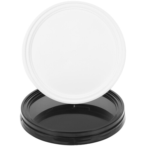 Can Lids Bucket Lid Black Pp 2pcs 2
