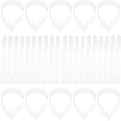 Shirt Collar Stays Pvc Collar Clear Buckle Function 80pcs