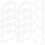 Shirt Collar Stays Pvc Collar Clear Buckle Function 80pcs 10