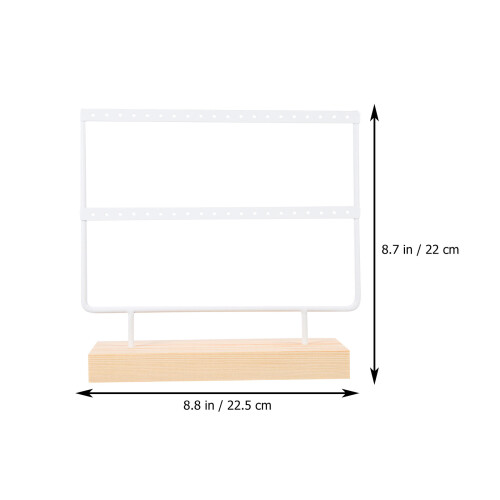 1Earring Holder Organizer Wit, Stevig Ijzer En , Thuis 1