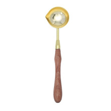 Envelope Sealer Wax Spoon Golden 1set 4.3x1.2in