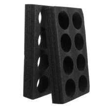 Foam Coffee Carrier Takeout Cup Holder Sponge 2pcs Black