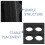 Foam Coffee Carrier Takeout Cup Holder Sponge 2pcs Black 8