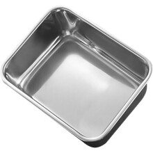 Raindrops Serving Glass Food Party Plate Easy To Carry Dish