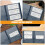 20 Pcs Banknote Collection Book 25.00x20.00x0.10cm Transparent 7