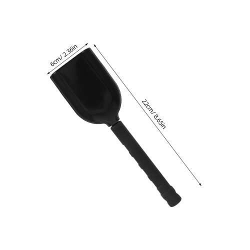 Black Plastic Handheld Cowbell Versatile For Party And Band Use 2