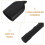 Black Plastic Handheld Cowbell Versatile For Party And Band Use 8