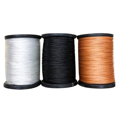 3rolls Sewing Thread Bookbinding Cord Tailoring Line Black White Brown