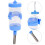 Automatic Cat Feeder Plastic 1set Blue 5