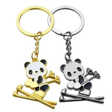 2Stk Panda Key Pendants Ski- Dekorative Anhänger