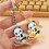 2Stk Panda Key Pendants Ski- Dekorative Anhänger 6