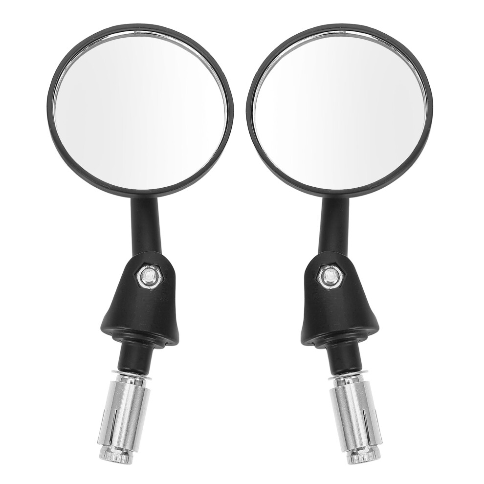 2 Pcs Rotatable Motorbike Scooter Rear View Mirror 3163133080701
