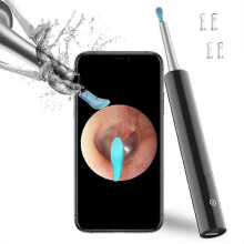 1 Pack Ear Wax Removal Endoscope Otoscope, Earwax Remover Tools, Scope, with 1080P FHD Camera, 6 Led Lights, Wireless Connected, Compatible with iPhon