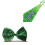 2 Pcs Green Tie St. Patricks Day Accessories Sequin Bowtie Adjustable 5