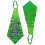 2 Pcs Green Tie St. Patricks Day Accessories Sequin Bowtie Adjustable 6