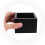 Cup Holder Box Black 2pcs 3.3x3.3x2.2in 6