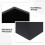 Cup Holder Box Black 2pcs 3.3x3.3x2.2in 7