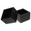 Cup Holder Box Black 2pcs 3.3x3.3x2.2in 10