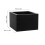 Cup Holder Box Black 2pcs 3.3x3.3x2.2in 2