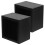Cup Holder Box Black 2pcs 3.3x3.3x2.2in 1