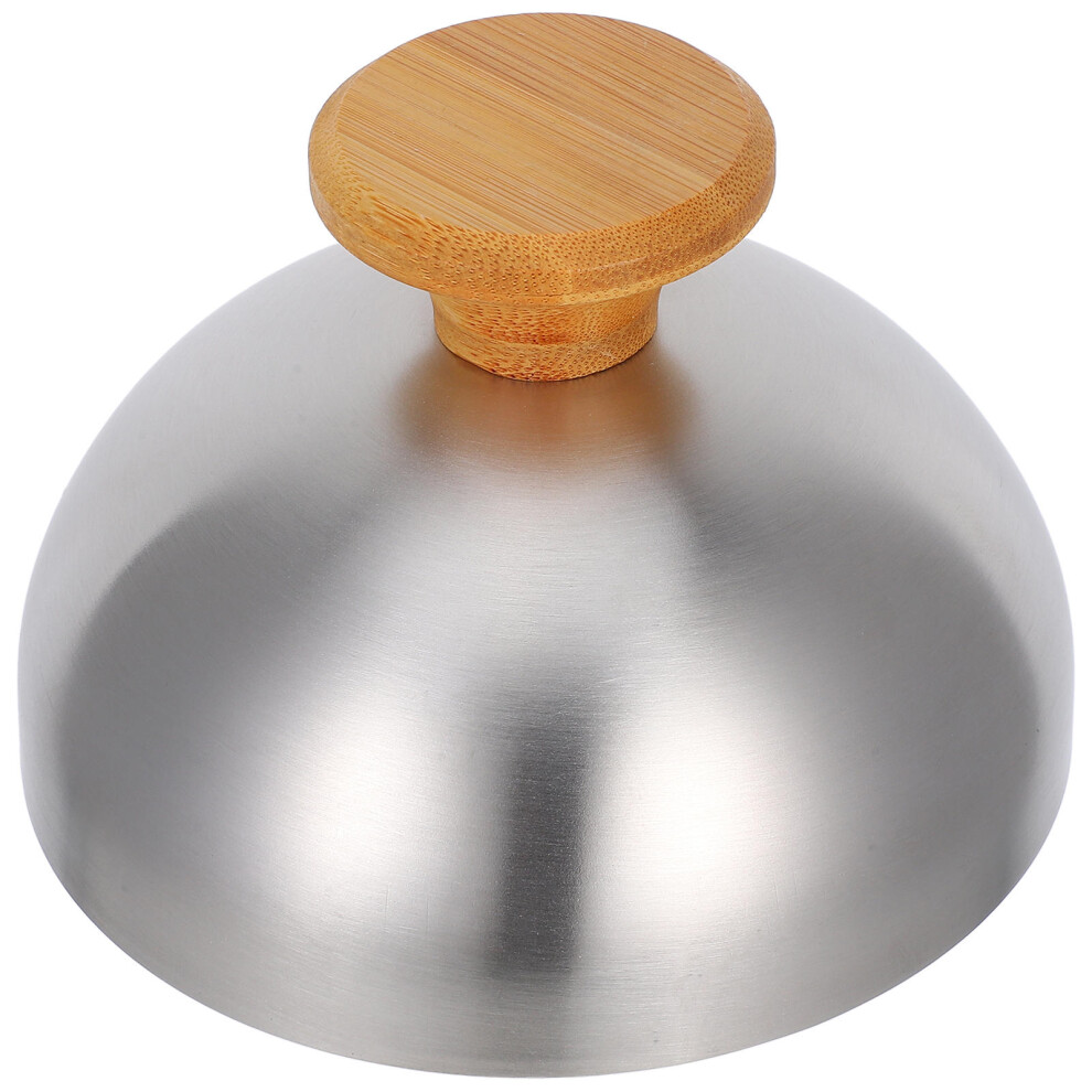 Small Cheese Melting Dome 14.00x14.00x9.00cm Silver-image-OPC-PK8G989-NEW