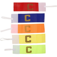 Soccer Leg Bands Nylon Red Unisex Soccer Matches 5pcs