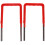 2pcs Ladder Well Sturdy Ladder Heavy Duty Ladder Multi-Purpose 3