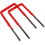 2pcs Ladder Well Sturdy Ladder Heavy Duty Ladder Multi-Purpose 9