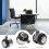 Braking System Plastic Caster Wheel 4pcs 10