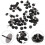 Locking Safety Pins Locking Pin Backs Copper Black 120 Sets 10
