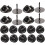 Locking Safety Pins Locking Pin Backs Copper Black 120 Sets 1
