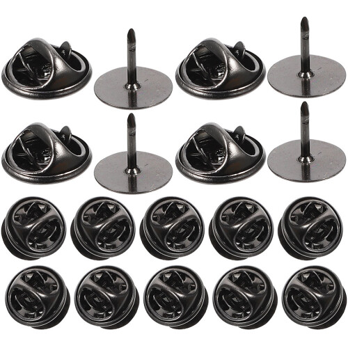 Locking Safety Pins Locking Pin Backs Copper Black 120 Sets