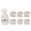 Japanese Drinks Dispenser Sake Pot Set Grey Ceramic 1 Set 5