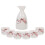 Japanese Drinks Dispenser Sake Pot Set Grey Ceramic 1 Set 2