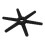 Cup Washer Accessory Plastic Cup Rinser Parts Black 1pack 7