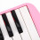 Beginners Melodica Instrument Pink Plastic 1pcs 8