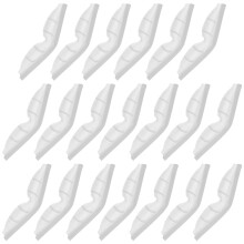 20 Pcs Mask Nose Bridge Strip Silicone Seal Nose Cushion Strip