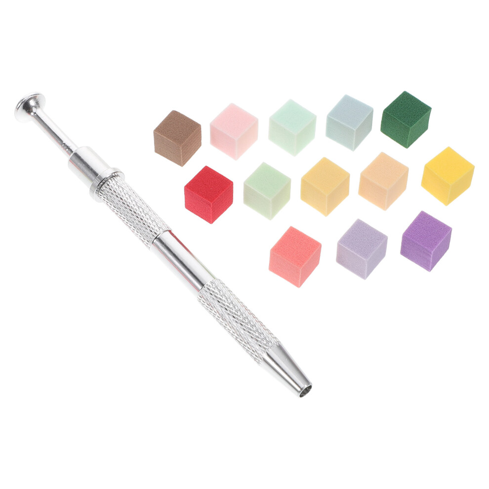Solustre Manicure Tools Mini Replaceable Nail Blocks 4 Claw Grabber For Sponge