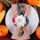 6Ronds Serviette Jute Fleurs Artificielles Style 6