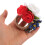 6Ronds Serviette Jute Fleurs Artificielles Style 4