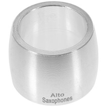 Silver Aluminum Saxophone Reed Ligature Clip Metal Sax Clamp