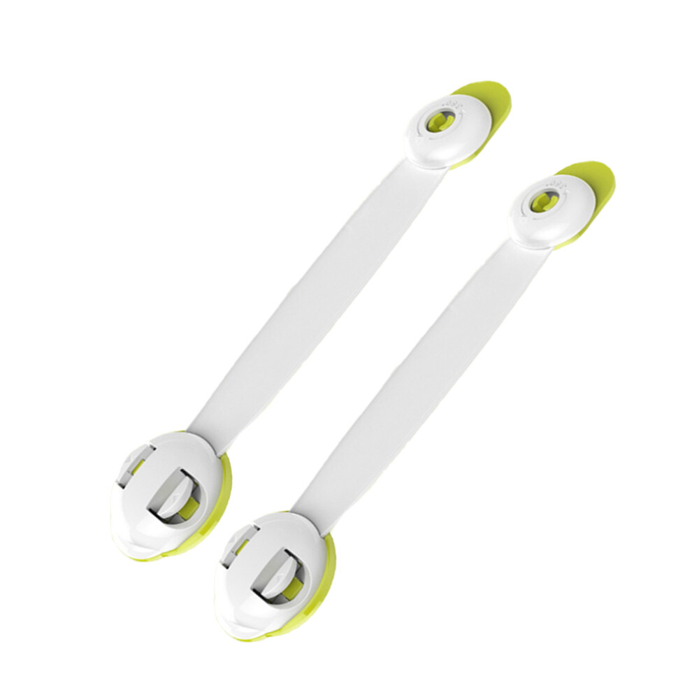 Child Locks For Cabinets Safety Locks 2Pcs Green Solustre