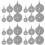 Training Targets For Shooting Personal Users Silver 24pcs 1