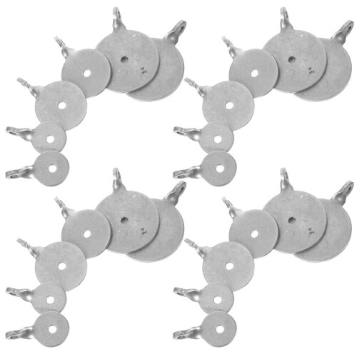 Training Targets For Shooting Personal Users Silver 24pcs 2