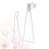 Bathroom Organizer Storage Rack Iron White 1pack 6
