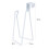 Bathroom Organizer Storage Rack Iron White 1pack 2