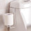 Bathroom Organizer Storage Rack Iron White 1pack 11