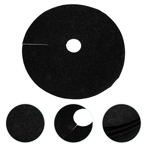 20pcs Round Mulch Mats Tree Protector Garden Ground Cloth Barriers 2